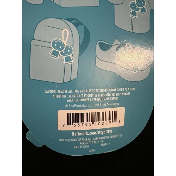 Hallmark itty bittys Clippys Kid President and Can Phone Stuffed Animal - Picture 3 of 6